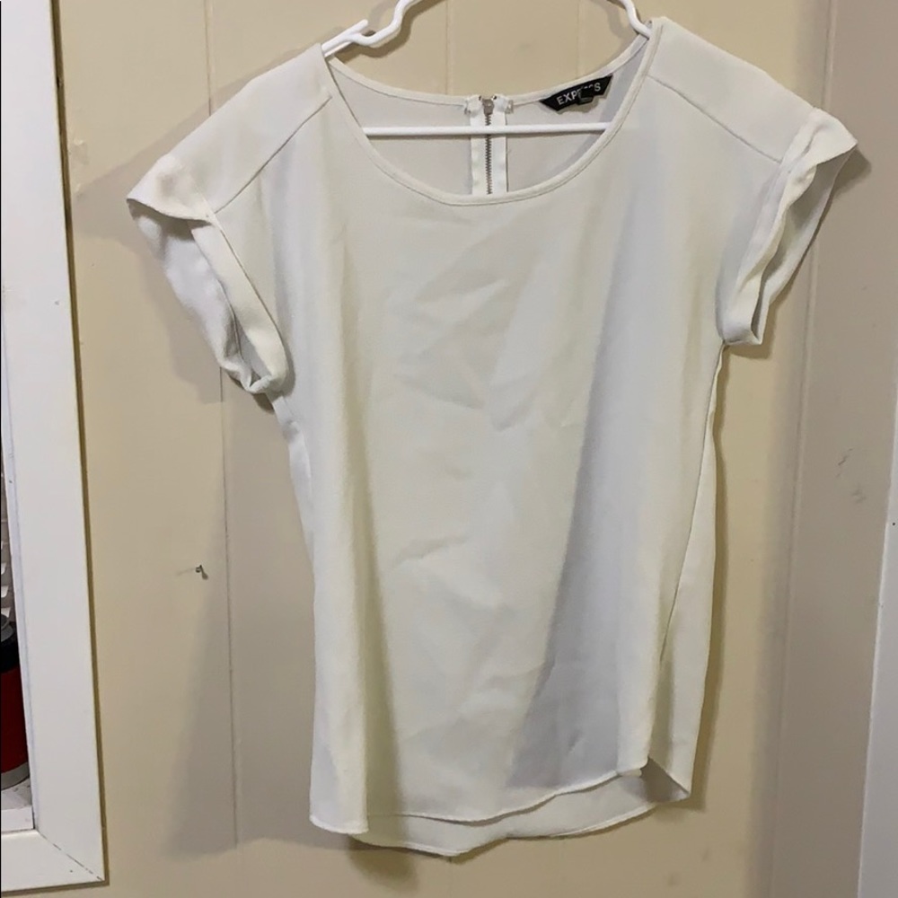 White short sleeve blouse
